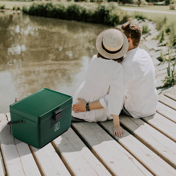 Brisby 12 liter Koelbox Groen met 2 koelelementen