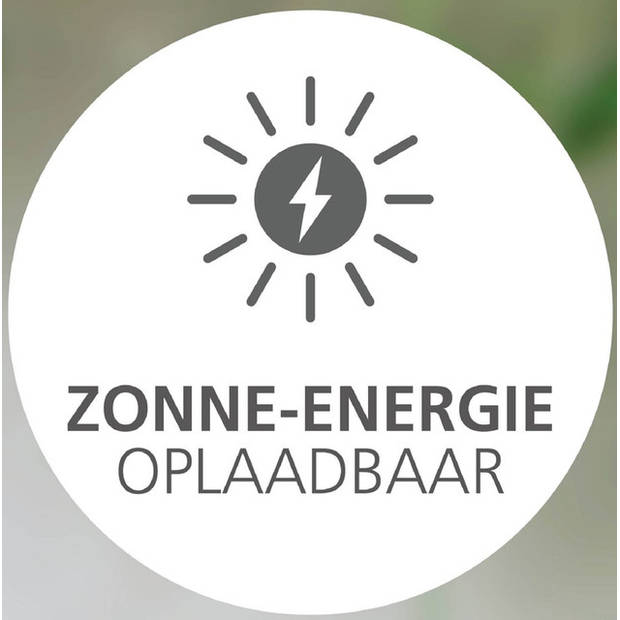 EGLO Utrera Wandlamp Buiten - Solar - Zonne-Energie - Zwart - 20 cm