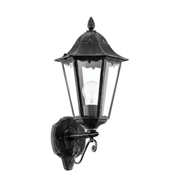 EGLO NAVEDO Wandlamp buiten - E27 - 20 cm - Zwart