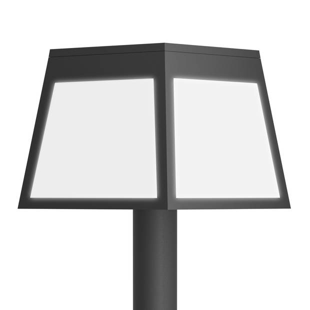 EGLO Altilia Solar Priklamp Buiten - LED - 56 cm - Zwart/Wit
