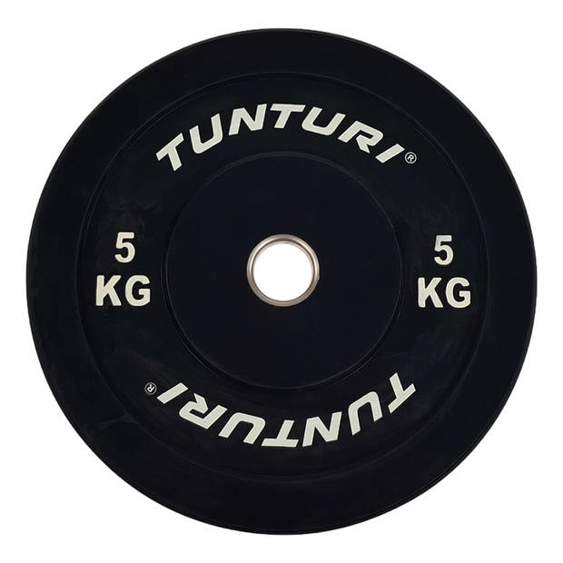 Tunturi Halterschijf 5kg Black - Incl. gratis fitness app