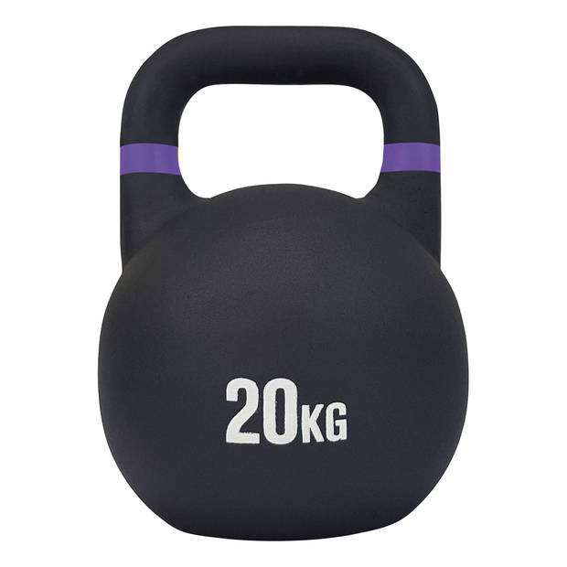 Tunturi Professionele Kettlebell - 20kg - incl. gratis fitness app