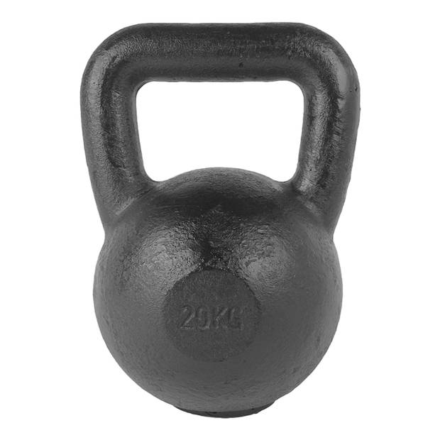 Tunturi Kettlebell - 20 kg - Zwart - incl. gratis fitness app