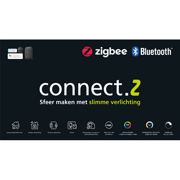 EGLO connect.z Smart Starterspakket - 2x E27 Spiral LED lampen - Afstandsbediening - Zigbee