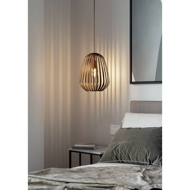 EGLO Espinal Hanglamp - E27 - Ø 28 cm - Brons - Staal