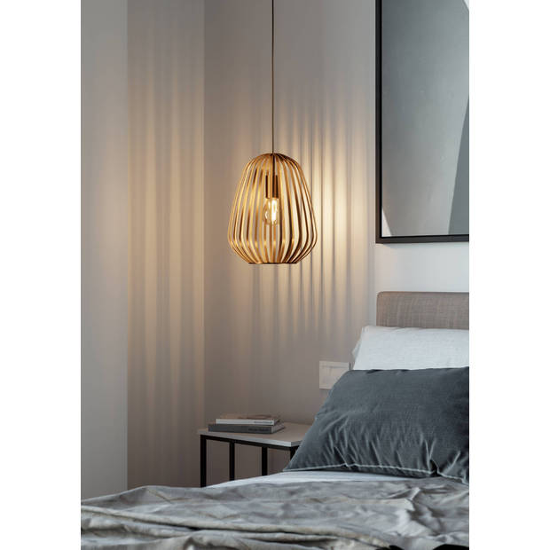 EGLO Espinal Hanglamp - E27 - Ø 28 cm - Brons - Staal