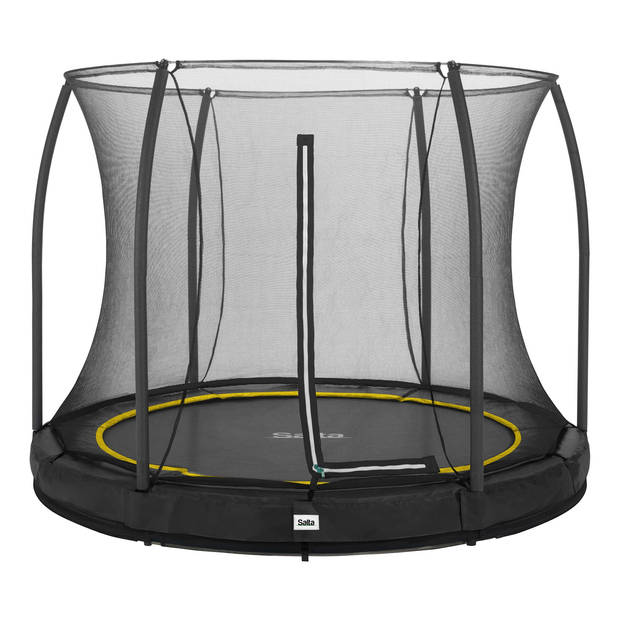 Salta Trampoline Comfort Edition met Veiligheidsnet - Ground - 213 cm - Zwart