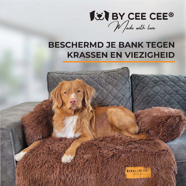 By Cee Cee Hondendeken Bank Afritsbaar Bruin XL