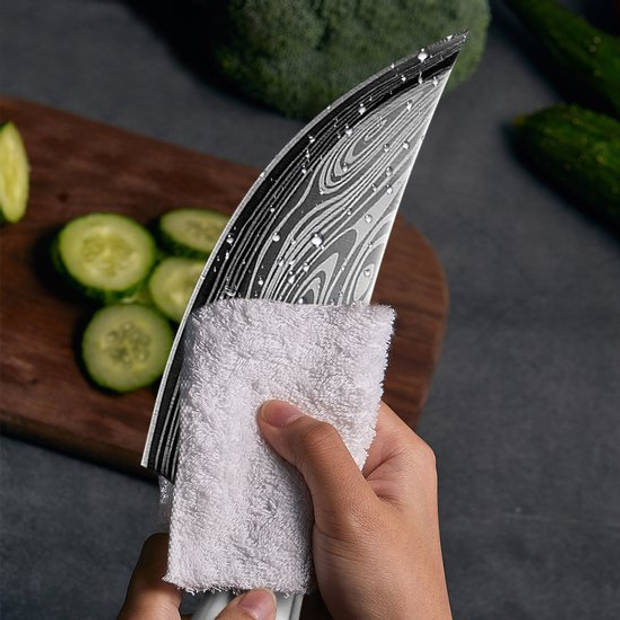 T&M Knives Koksmes Professioneel Hakmes Japans RVS Ergonomisch Handvat 27CM