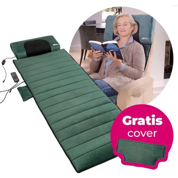 Remedy Massage System - 170 x 55 cm - Incl. Gratis Cover- Massagekussen - Shiatsu - Warmtetherapie