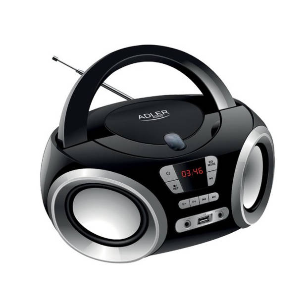 Adler 1181 - CD Boombox - zwart