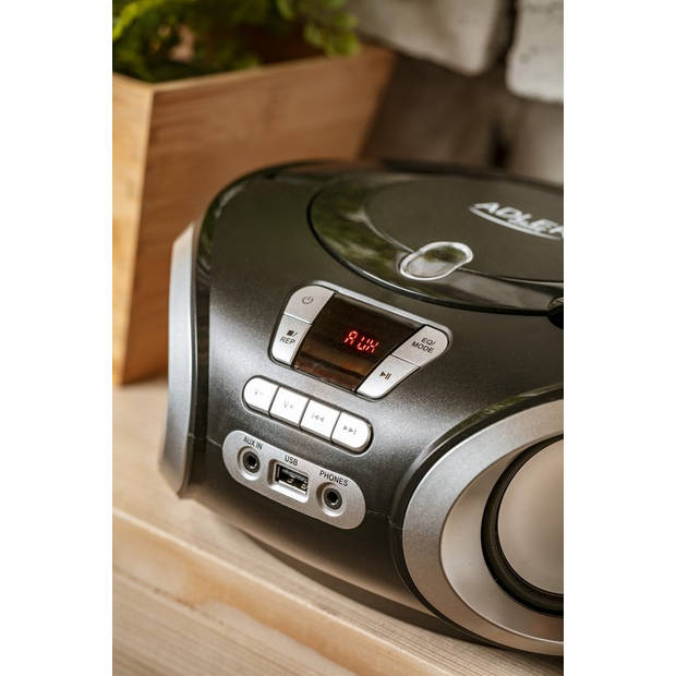 Adler 1181 - CD Boombox - zwart