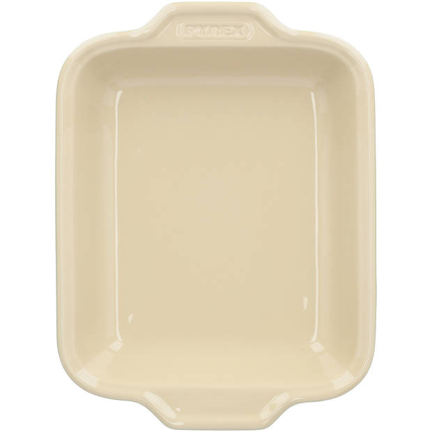 Pyrex® Ceramic Création rechthoekige ovenschaal 29x22cm Beige Sand