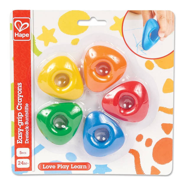 Hape Easy-grip Crayons (6 pcs.)