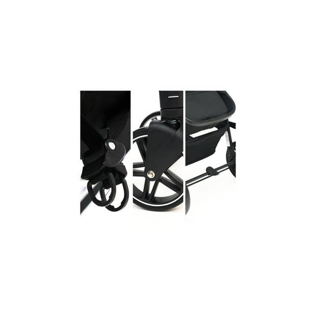 Bolente Gaya - 3-in-1 Multi-functionele Kinderwagen - Inclusief autostoel en reiswieg - Wandelwagen voor onderweg -