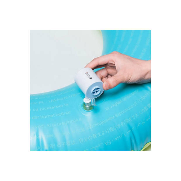 Flextail Gear luchtbed pomp Tiny Pump X - Oplaadbare luchtbedpomp - 400LM lantaarn - 3-in-1 - blauw