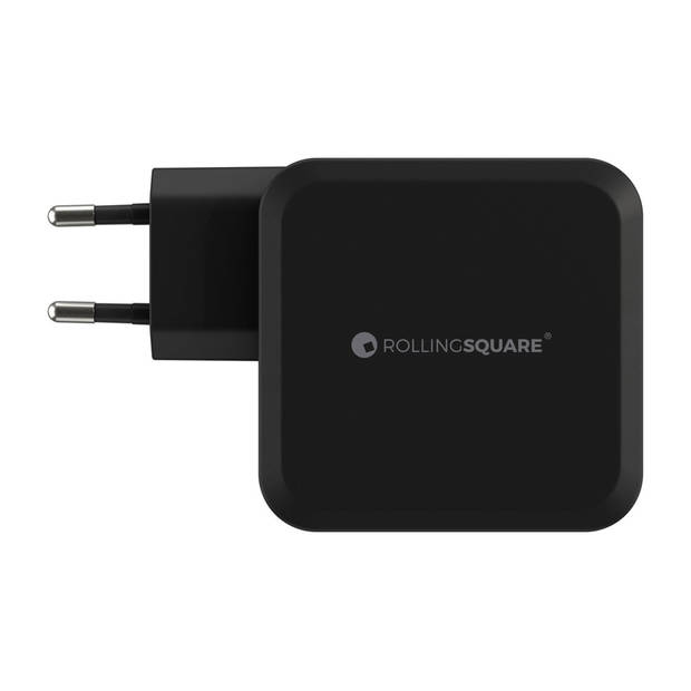 Rolling Square GaN Oplader 100W - 2x USB-C poort