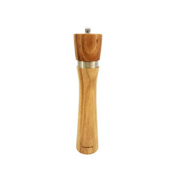 Klausberg 7592 - Peper of zout molen - 25 cm hoog - Acacia hout