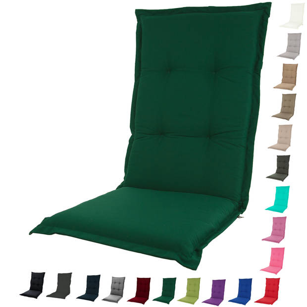 2 stuks Kopu® Prisma Forest Green Tuinkussen Hoge Rug - Groen