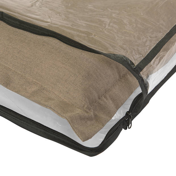 Kopu® Prisma Linnen - Comfortabel Tuinkussen met Hoge Rug - Beige