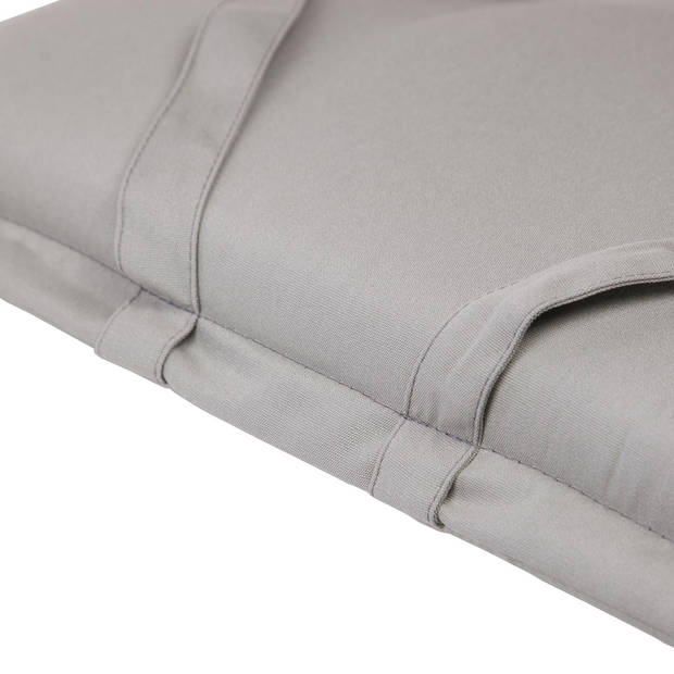 Kopu® Prisma Silver - Extra Comfortabel Ligbedkussen 195x60 cm - Grijs