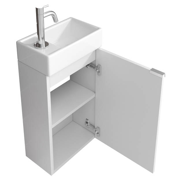 Badplaats Toiletmeubel Apollo 40cm - hoogglans wit