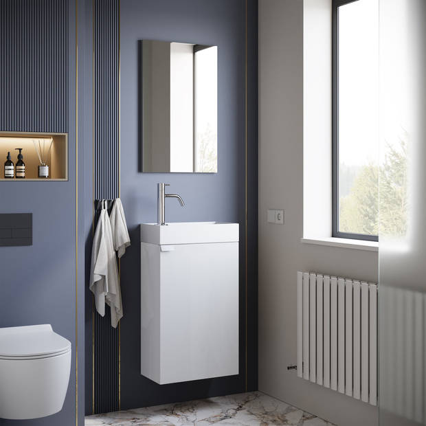 Badplaats Toiletmeubel Apollo 40cm - hoogglans wit