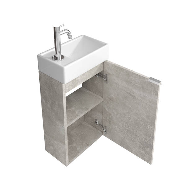 Badplaats Toiletmeubel Apollo 40cm - beton grijs