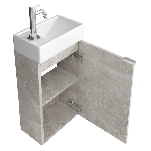 Badplaats Toiletmeubel Apollo 40cm - beton grijs