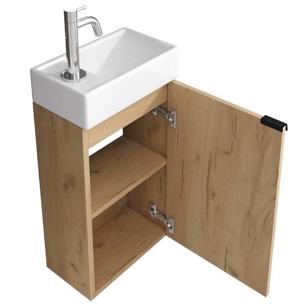 Badplaats Toiletmeubel Apollo 40cm - licht eiken