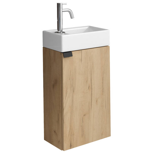 Badplaats Toiletmeubel Apollo 40cm - licht eiken