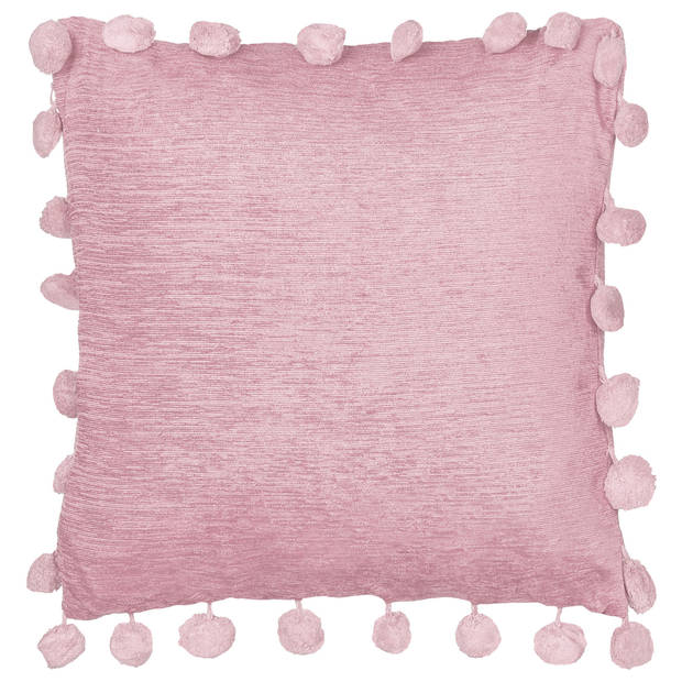 Beliani JASMINE - Sierkussen-Roze-Polyester