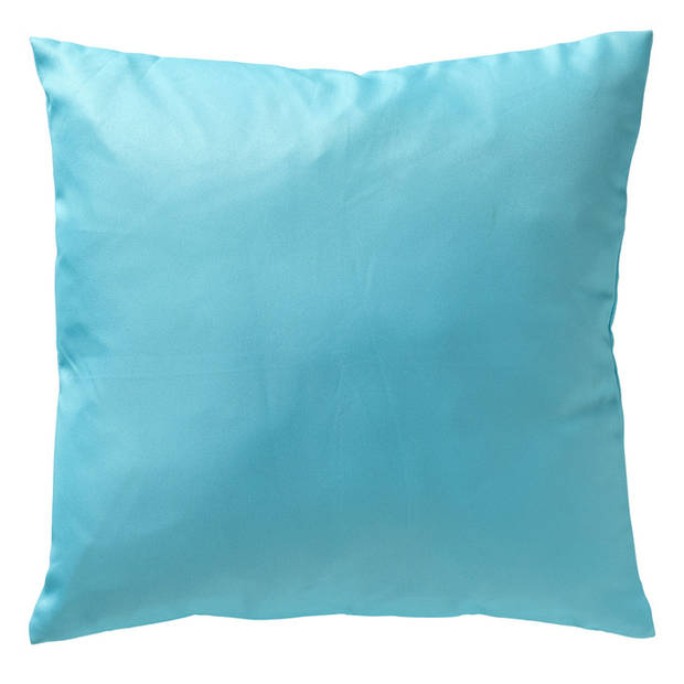 Dutch Decor - SUN - Outdoor Kussenhoes 45x45 cm - waterafstotend en uv-bestendig - Antigua Sand - blauw