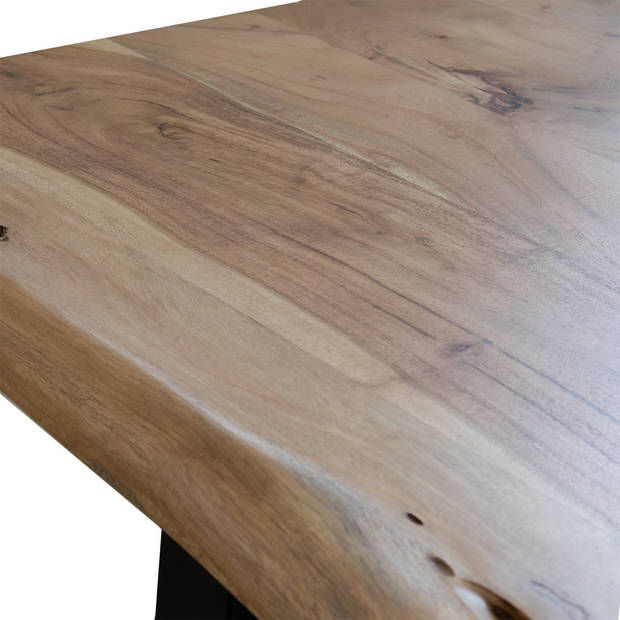 Giga Meubel - Boomstamtafel Acaciahout - Naturel - 200cm - Tafel Lars