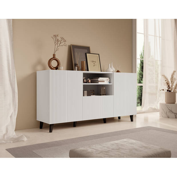 Meubella Dressoir Palamos - Wit - 150 cm