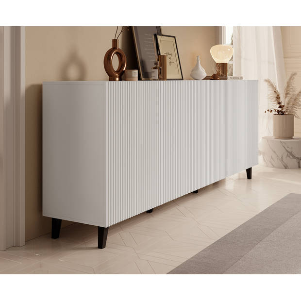 Meubella Dressoir Palamos - Wit - 200 cm