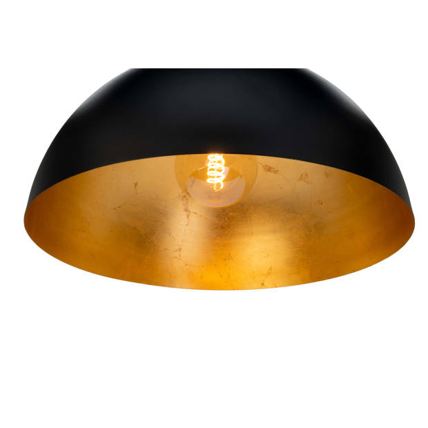 EGLO Gaetano 1 Hanglamp - E27 - Ø 53 cm - Zwart/Goud