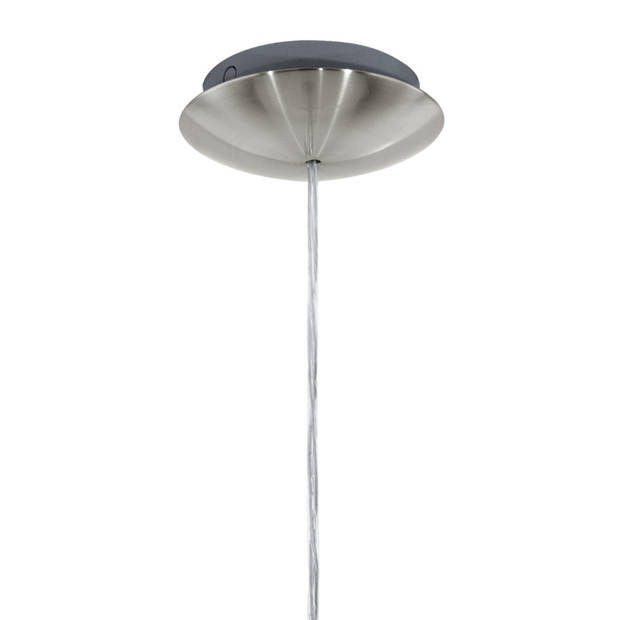 EGLO Maserlo - Hanglamp - 1 Lichts - Ø38cm - Nikkel-Mat - Goud