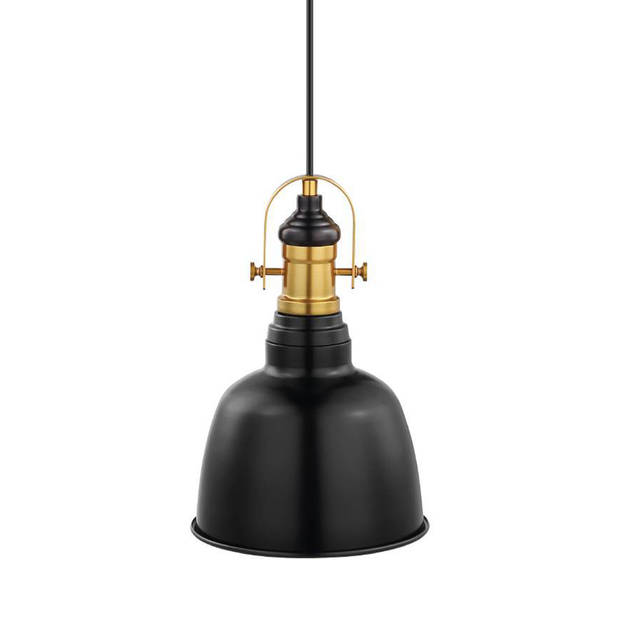 EGLO Vintage Gilwell - Hanglamp - 1 Lichts - Zwart, Brons