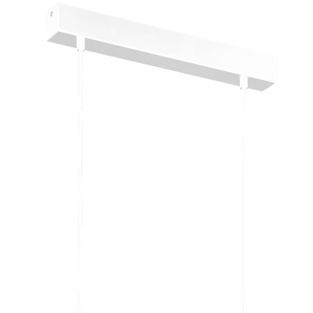 EGLO Townshend Hanglamp - E27 - 70 cm - Wit/Bruin