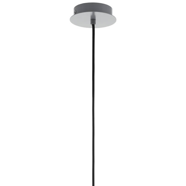 EGLO Carlton 1 - hanglamp - 1-lichts - E27 - grijs