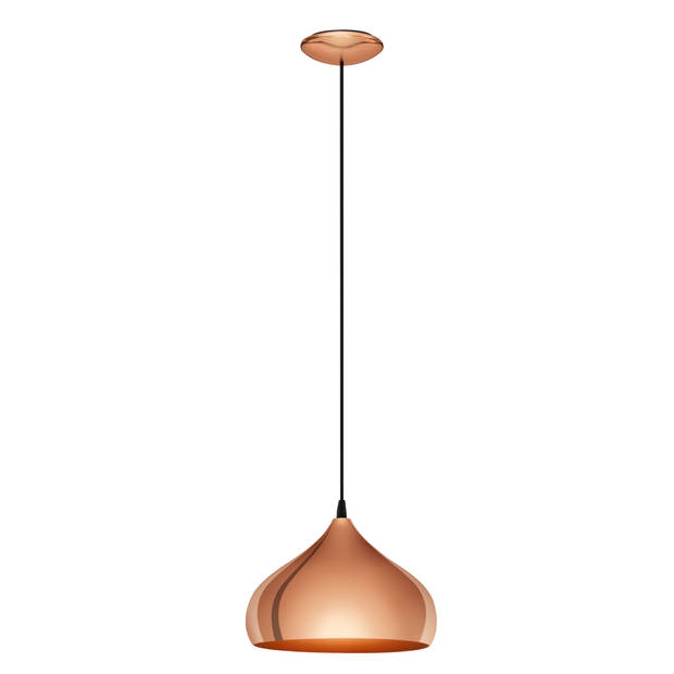 EGLO Hapton Hanglamp - E27 - Ø 29 cm - Koper