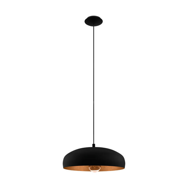 EGLO Mogano 1 Hanglamp - E27 - Ø 40 cm - Zwart/Koper