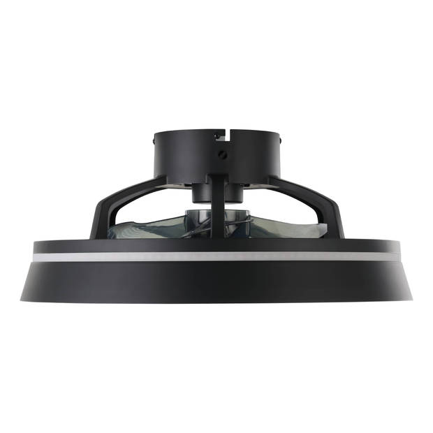 EGLO Vallona Plafondlamp met ventilator - RGB-TW 2765K - Wit/Zwart