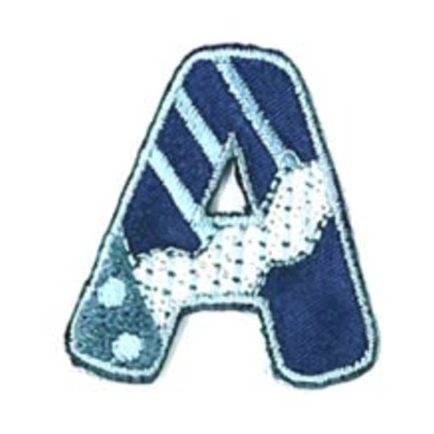 Alfabet A-Z blauw 210 3 cm