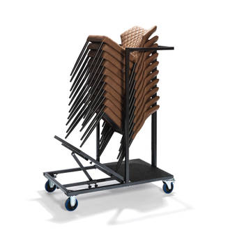 Uni Stack Trolley voor alle stapelbare stoelen en barkrukken, 115x60x150cm (LxBxH), T90930