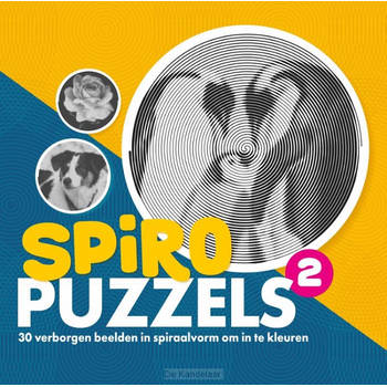BBNC Spiropuzzels 2. 30 verborgen beelden in spiraalvorm om in te kleuren.