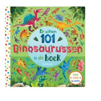 Er zitten 101 dinosaurussen in dit boek. 3+