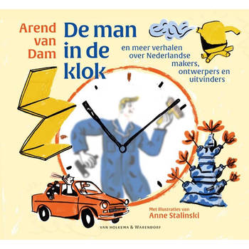 Unieboek De man in de klok en andere verhalen over Dutch design. 8+