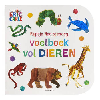 Voelboek: Rupsje Nooitgenoeg: Voelboek vol dieren. 1+